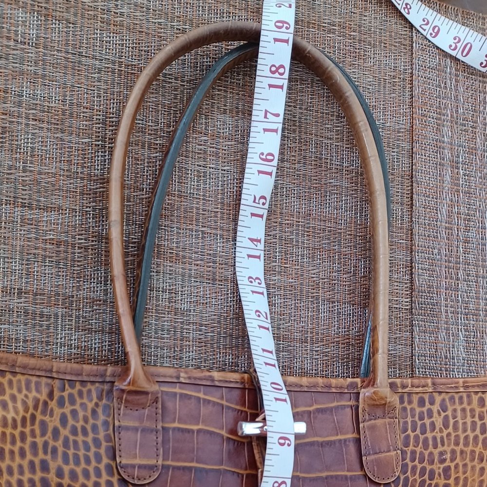 Longchamp Roseau Leather Bag tote - Picture 13 of 14